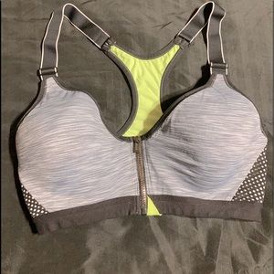 Front Zip Sports Bra